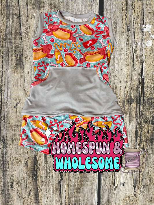 2T easy peasy romper