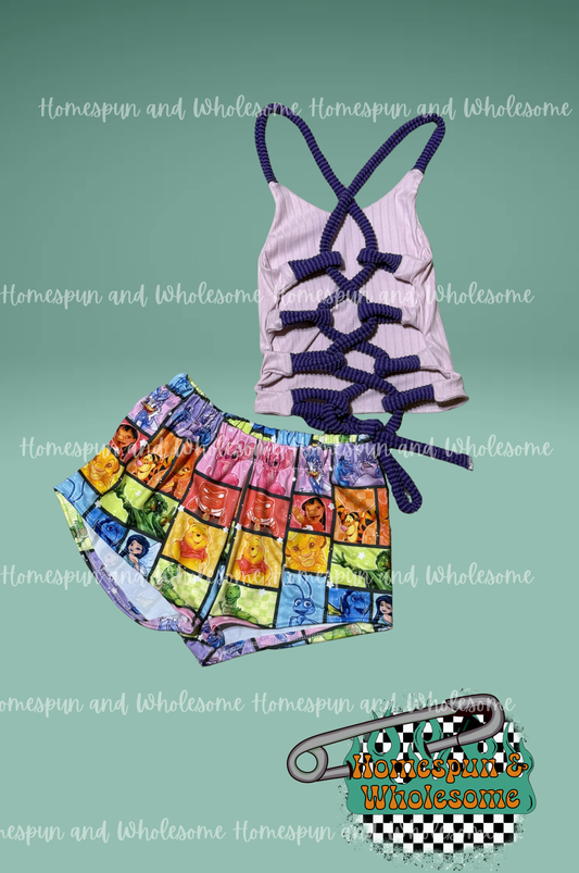 3T breezy shorts/lenny top